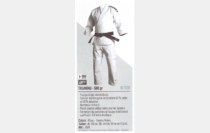 Adidas Training - Judogi Confirmé  500g  - 150 cm à 200 cm